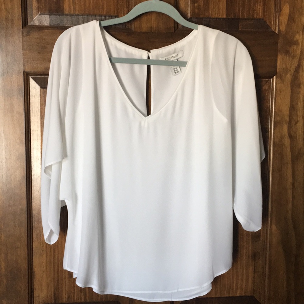 Dressy white blouse